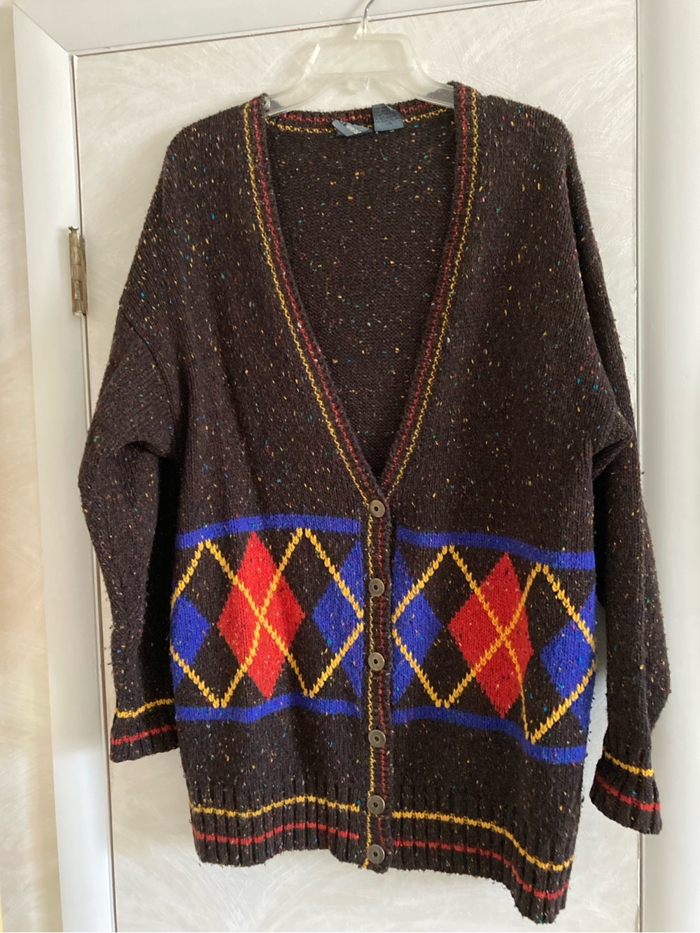 Liz wear vintage 80s cardigan